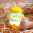 Glo Pals Bocal de jeu sensoriel jaune