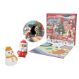 Calendrier de l'avent gommes noël IWAKO