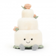 Amuseable Wedding Cake  Peluche Gâteau de Mariage 28 cm Jellycat