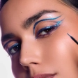 Eyeliner Pailleté Bleu Électrique – Si Si La Paillette