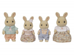 La famille Lapin Crème Sylvanian