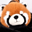 Peluche panda roux lesté - 40 cm - Podcoll Histoire d'ours