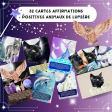 Cartes d'affirmations positives Animaux de Lumière (32 cartes + trousse de rangement) Les moonettes