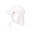 Chapeau casquette de soleil protège nuque Blanc Lassig