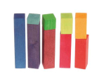 100 bloc de calcul et de construction arc-en-ciel - Grimm's