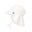 Chapeau casquette de soleil protège nuque Blanc Lassig