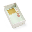 Petite poupée en tissu Jackie 18 cm avec couverture et berceau - dès 12 mois - Lilliputiens