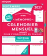 Mémopad calendrier mensuel bloc aimanté Mémoniak 2026 - 16 mois - Sept. 2026-Déc. 2027