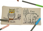 Cahier de coloriage lavable Animaux Cléo