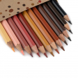 12 crayons couleurs naturelles Hautfarben Buntstifte