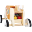 Porteur Âne en bois avec boîte à formes – dès 12 mois Janod