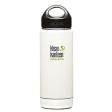 Klean Kanteen gourde isotherme 473 ml inox blanc Loop Cap