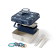 Snacky bleu Wolf – Lunch box snack / sandwich enfant Monbento