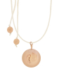 Collier Bola de grossesse Sofie crème Pieds Proud Mama