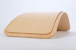 WeRock Board Planche d'équilibre en bois avec rebord Feutre Okotex Grass Green