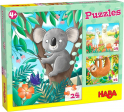 Puzzle 3 en 1 koala, paresseux, etc  24 pièces Haba