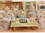 La famille Lapin Crème Sylvanian