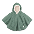 Poncho de voyage bébé Green 9-36 mois matelassé & teddy – Bemini