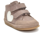 Chaussures Aubépine cœur Premiers pas Vieux rose Champagne pointure 21 Benjie
