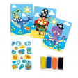 Boîte créative, Pâte à modeler et gommettes, Pirates Avenue Mandarine