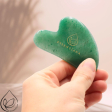 Mon Gua Sha 80mm Aventurine verte A