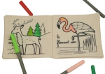 Cahier de coloriage lavable Animaux Cléo