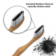 Brosse à dents en bambou et charbon - Bambaw