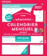 Mémopad calendrier mensuel bloc aimanté Mémoniak 2026 - 16 mois - Sept. 2026-Déc. 2027