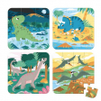 Puzzles Évolutifs Dinosaures -  4  puzzles - Janod