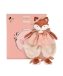 Doudou plat renard Mina - 29 cm Doudou et compagnie