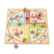 Jeu duo Petits Chevaux et Dames en bois – 2 jeux de société Janod