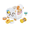 Mouton multi-activités en bois – jouet d’éveil dès 12 mois Janod