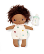 Poupée en tissu Misha 21 cm avec couffin, couverture et biberon - dès 12 mois - Lilliputiens