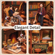 Serre-livres DIY Booknook  Violin Detective Agency