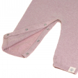 Combinaison tricoté longue coton bio et soie Garden Explorer Rose clair Lassig