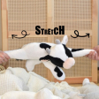 Peluche vache - 40 cm - Les Allongés Stretch  Histoire d'ours