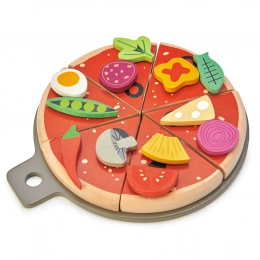 Pizza party en bois Tender Leaf Toys