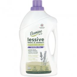 Lessive liquide blanc et couleurs Lavandin bio* 1 L Etamine du Lys