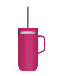 Qwetch Cold cup isotherme inox avec anse matt magenta 600ml