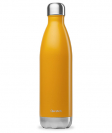 Bouteille Isotherme - 750ml - Jaune safran - Qwetch