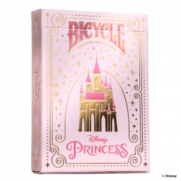 Jeu de cartes classiques  Bicycle Disney Princess - Rose