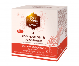 Shampoo bar & apres-shampooing Bergamot & Bijenwas Bee Honest