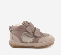 Chaussures Aubépine cœur Fourrée Premiers pas Rose métal pointure 23 Benjie