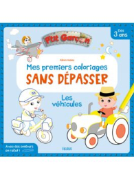 Mes premiers coloriages sans dépasser - Les véhicules - Fleurus