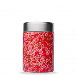 Boîte repas et soupe en inox 650 ml Flower rouge  Qwetch