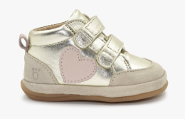 Chaussures Aubépine cœur Premiers pas  Or Rose pointure 21 Benjie
