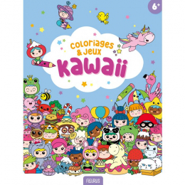Coloriages et jeux Kawai Fleurus
