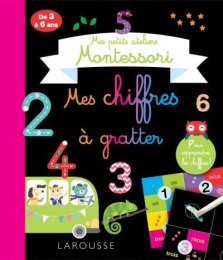 Mes chiffres à gratter Montessori Larousse