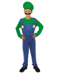 Ptit Clown déguisement plombier enfant 10-12 ans costume enfant