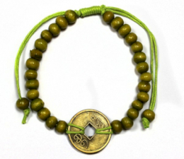 Bracelets Feng shui de Bali Bracelets Fend shui - Vert